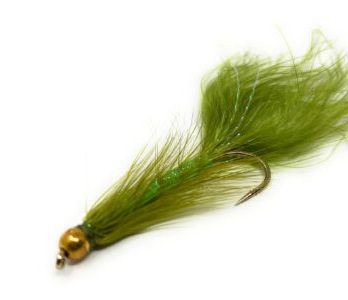 Beadhead Stick Bugger - Chartreuse/Olive