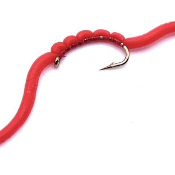 Squiggly San Juan Worm - Red